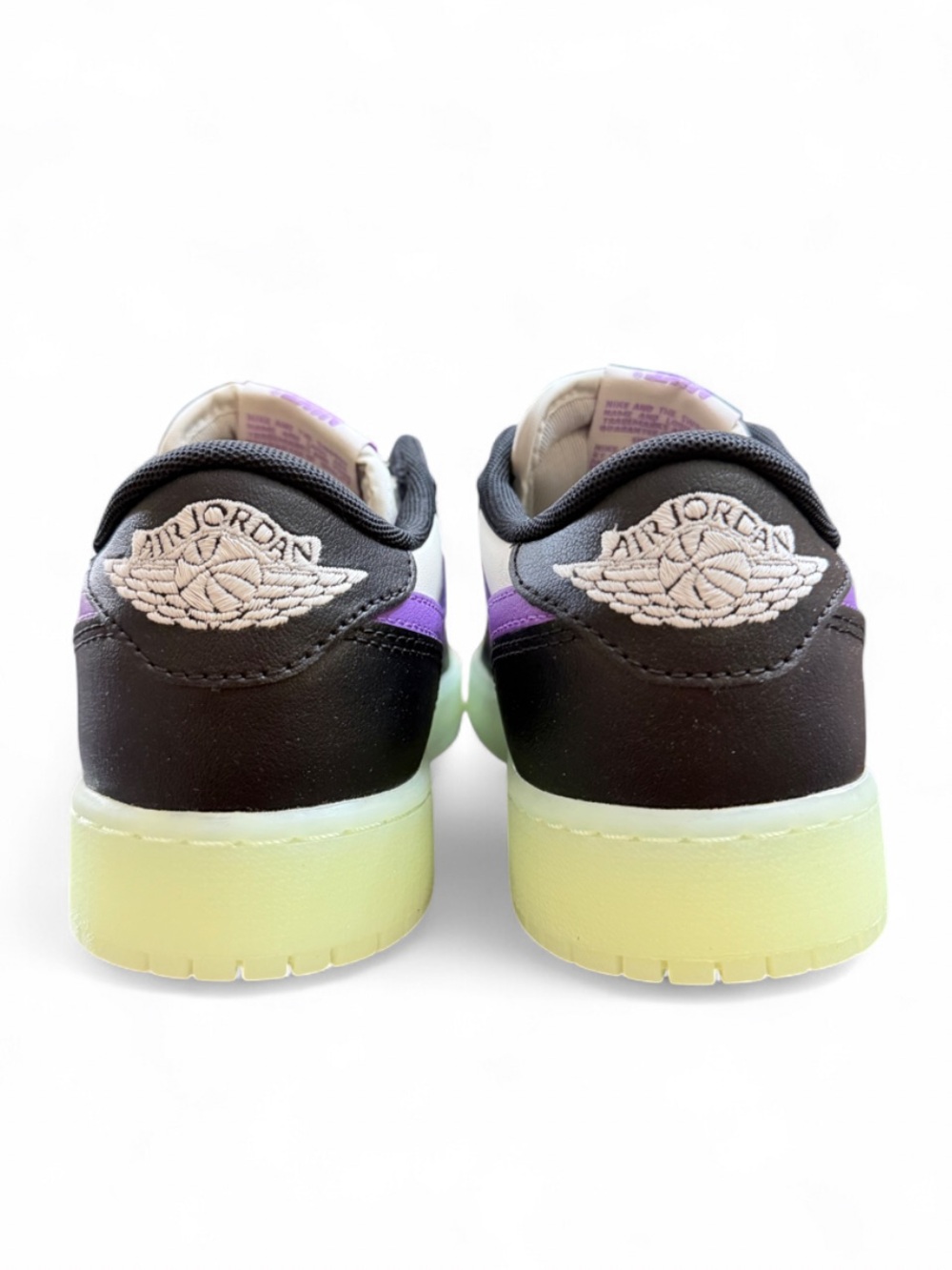 Nike Air Jordan 1 Retro Low OG ‘Black Raspberry’ Size US 6 Youth/ 7.5 Women’s - Picture 5 of 8